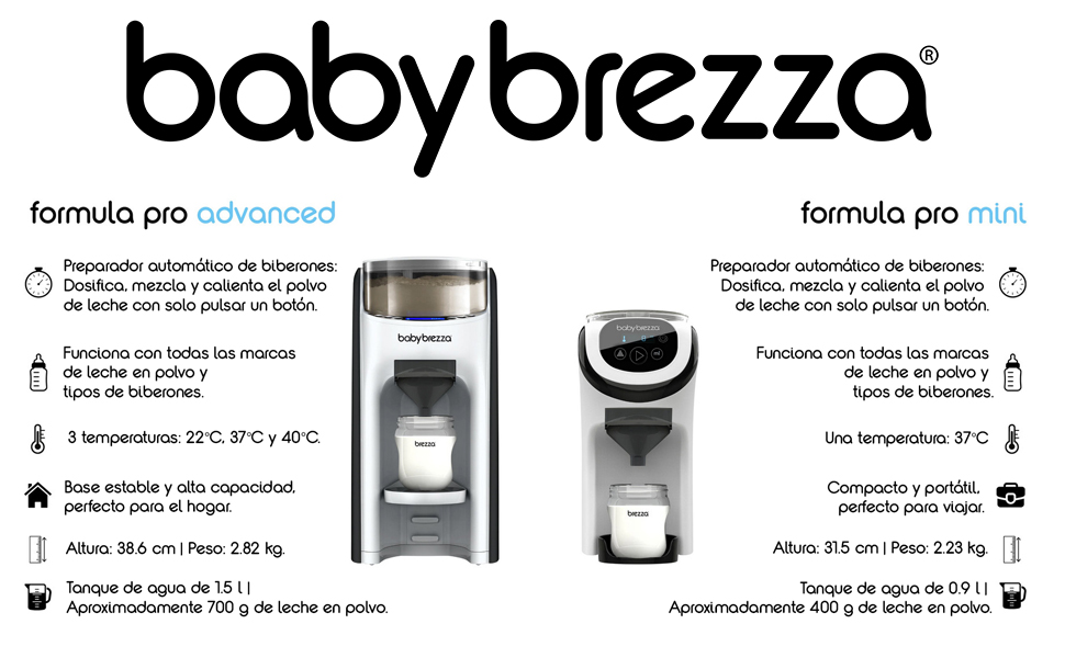 Prepara biberon Babybrezza formula PRO Advanced