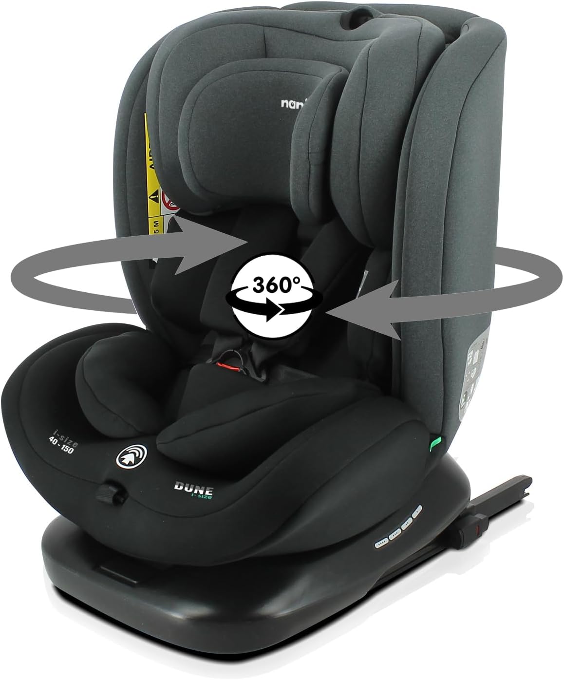 Silla de coche giratoria 360 DUNE