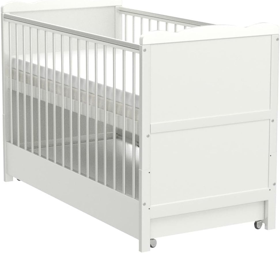 Cuna colecho con cajón y tapa