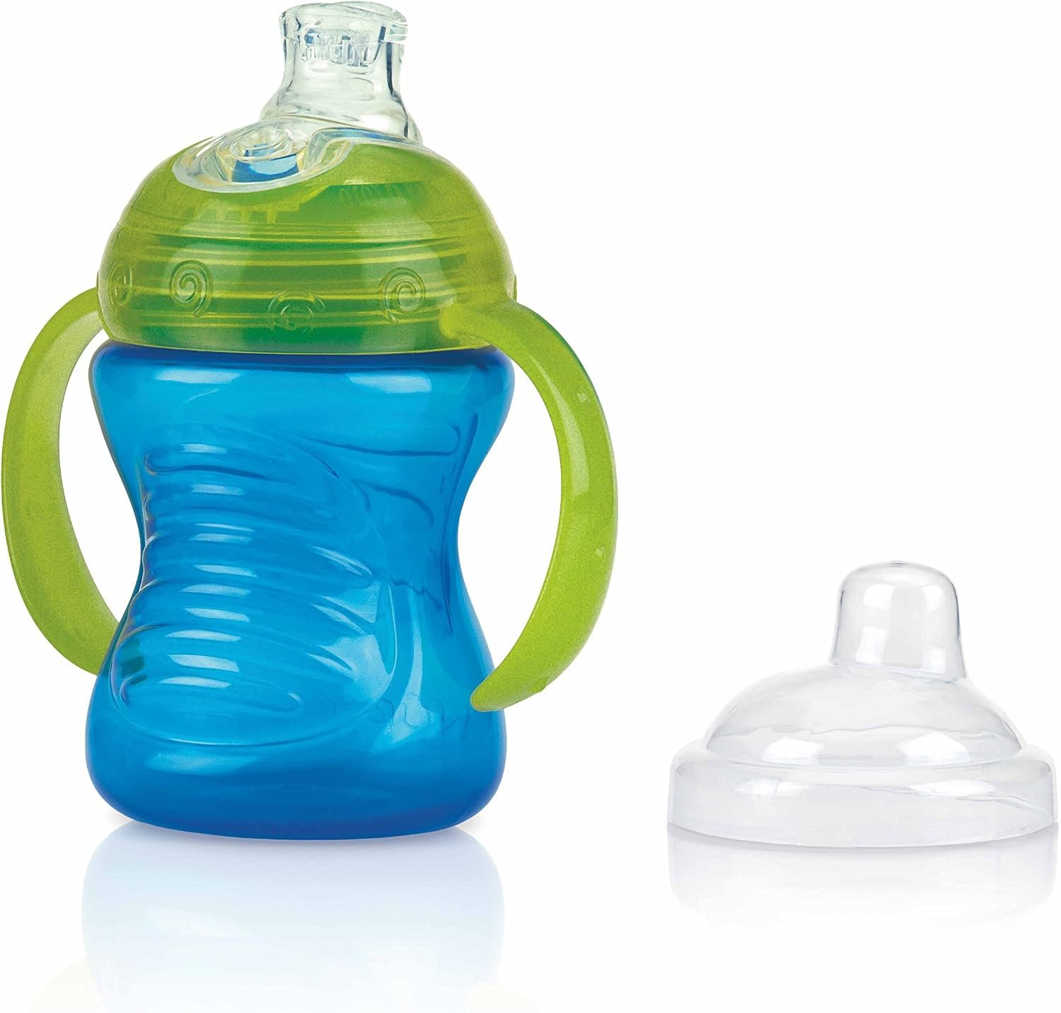 Vaso entrenador Nuby con boquilla de silicona