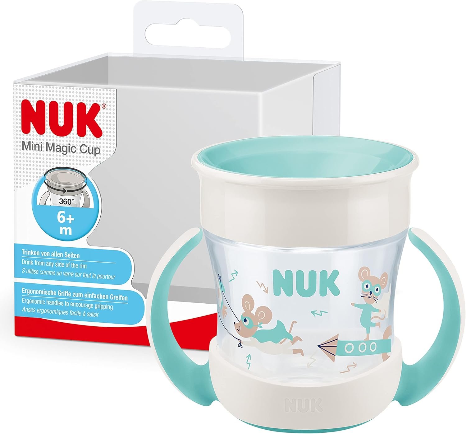 Vaso entrenador NUK Mini Magic Cup 360