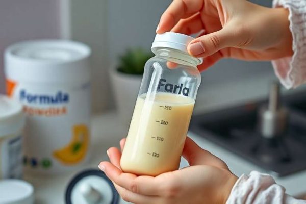 Como preparar un biberon con leche de fórmula